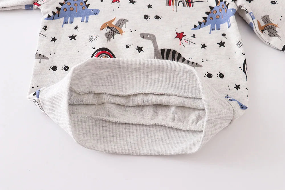 Kids Cartoon Round Neck Sweatshirt - Kidnor