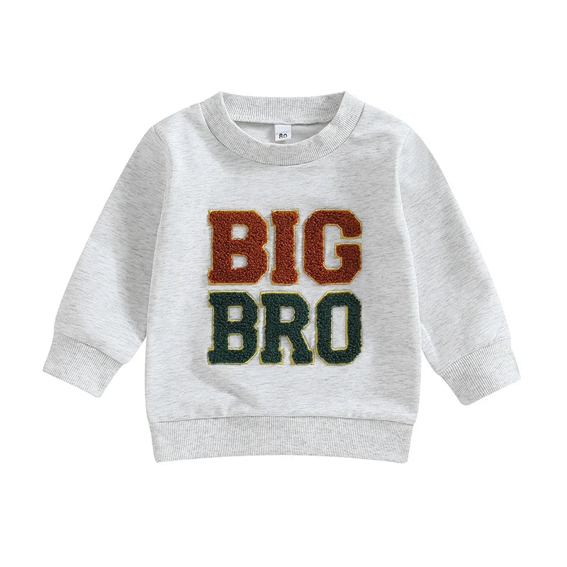 Big Bro Crewneck Sweatshirt Oversized Matching - Kidnor