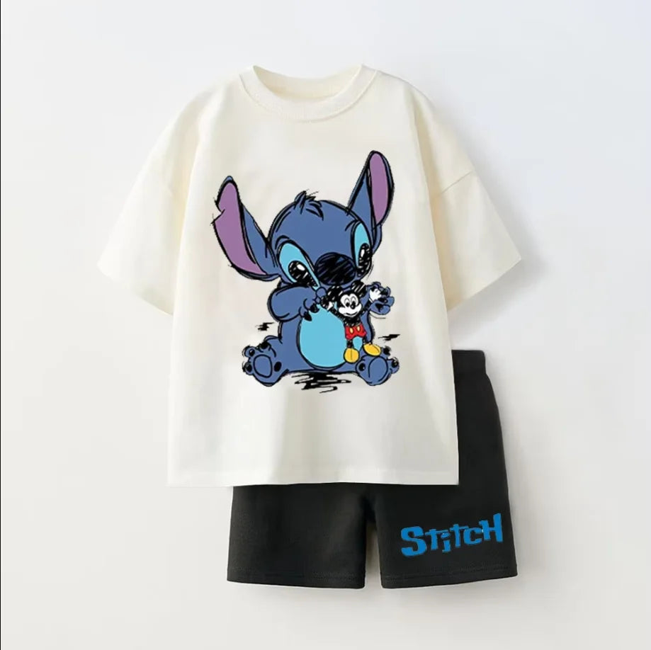 Kids Cotton T-Shirt and Shorts Set - Kidnor