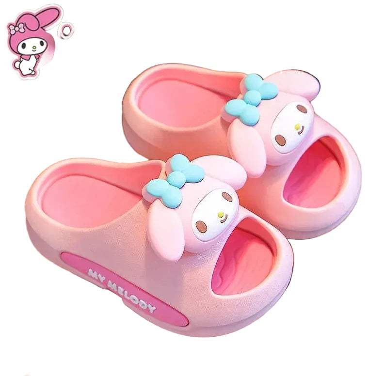 Sanrio Children's Bath Slippers - Soft Anti-Slip Summer Slides
