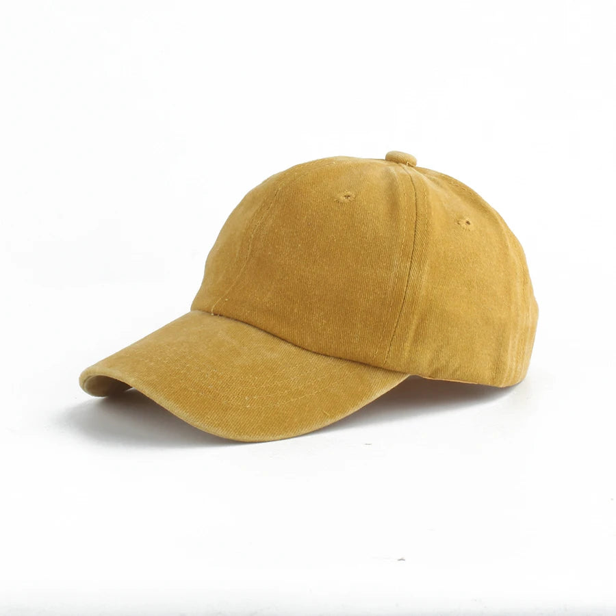 Washed Denim Baseball Cap Kids Boys Girls - Kidnor