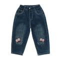 Hello Kitty Denim Pants Loose Straight 2-8Y