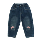 Hello Kitty Denim Pants Loose Straight 2-8Y