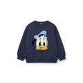 Donald Duck Print Sweatshirt Girls Pink White - Kidnor