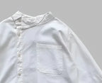 Boys Cotton Shirt Jacket - White Spring  Outwear for Kids