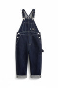 Boys Denim Jumpsuit - Kids Dungarees Overalls with Suspenders