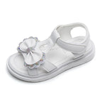 Girls' Princess Beach Sandals - Bow Diamond Soft Sole Summer Shoes