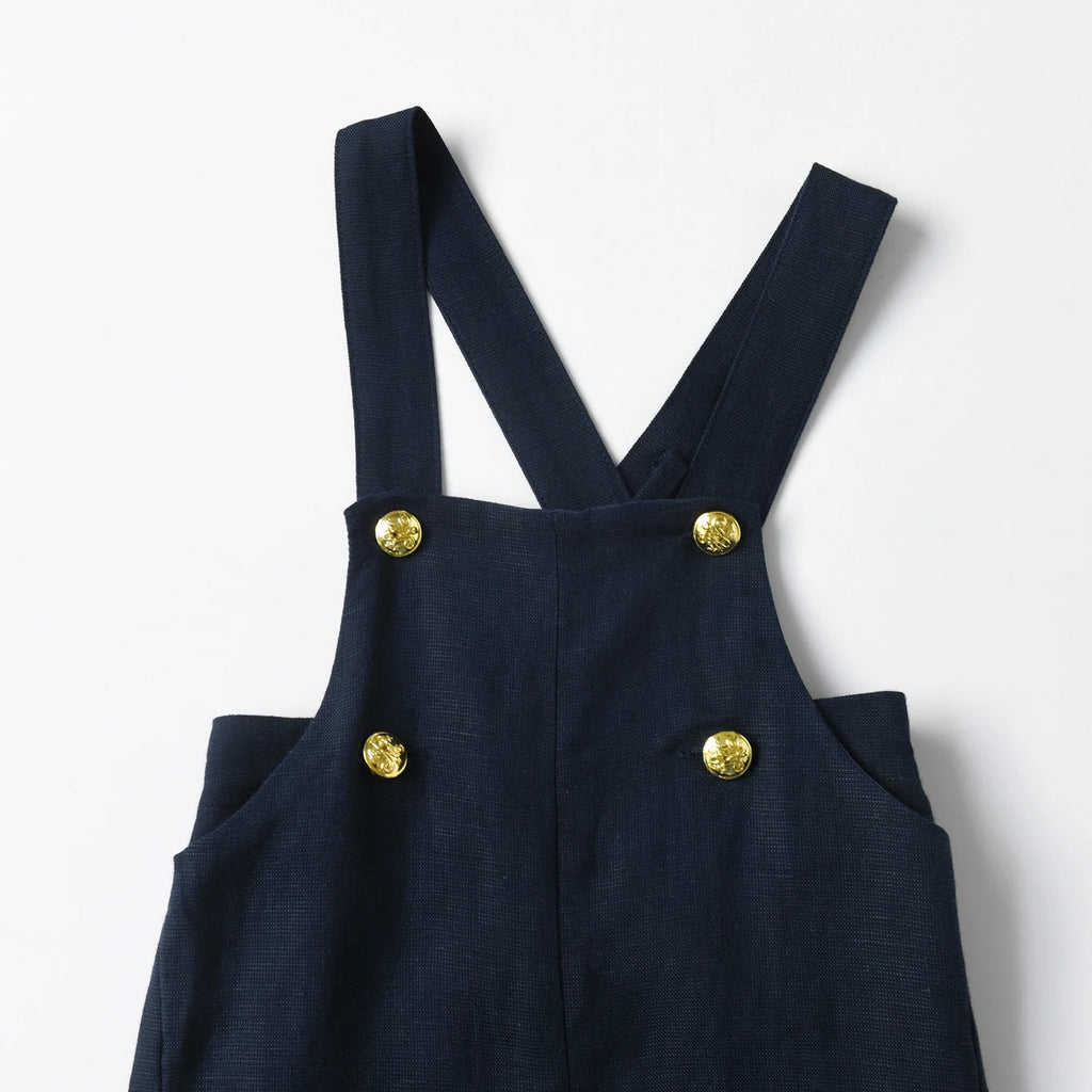 Clibeso Baby Boys' Knit Cotton-Linen Romper - All Seasons - Kidnor