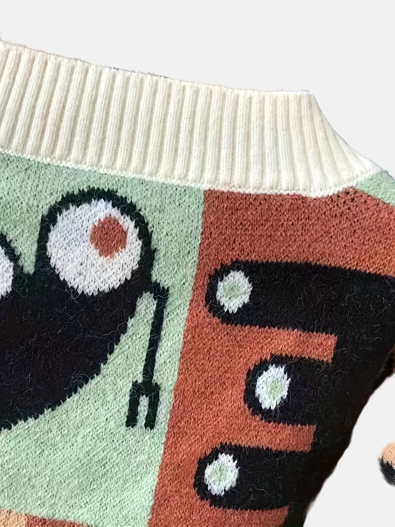Cartoon Knitted Sweater Cardigan Style - Kidnor