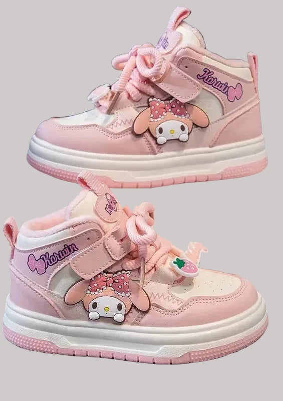 Kuromi High-Top Lined Casual Shoes - Kidnor