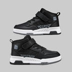 Leather High-Top Sports Sneakers - Kidnor