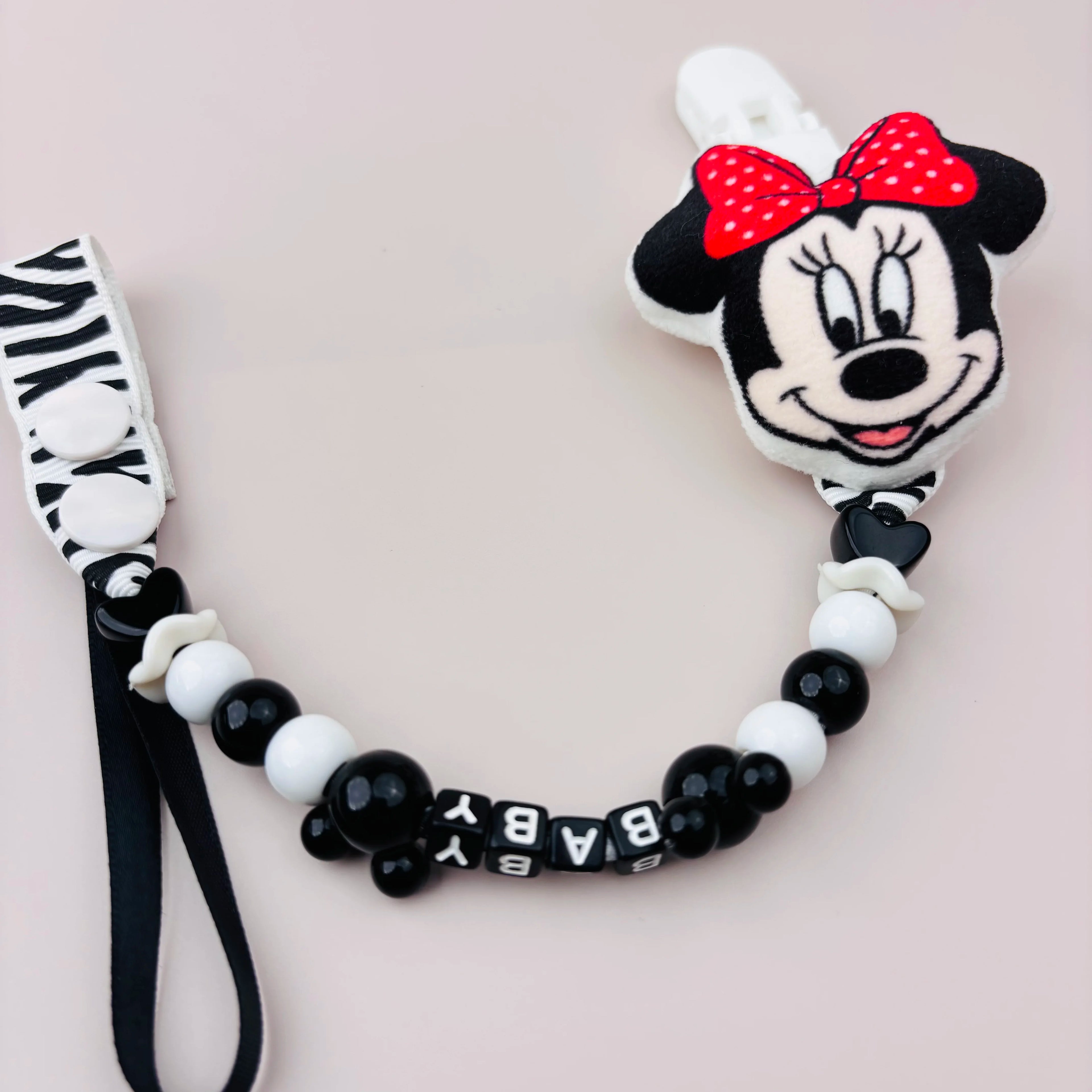 Baby pacifier clip newborn cartoon pacifier chain baby stroller chain baby pacifier anti-drop clip