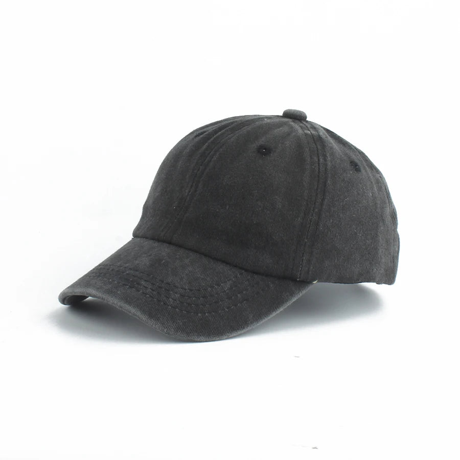 Washed Denim Baseball Cap Kids Boys Girls - Kidnor