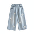 3D Butterfly Denim Pants 2-7Y - Kidnor