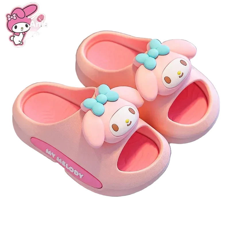 Sanrio Children's Bath Slippers - Soft Anti-Slip Summer Slides
