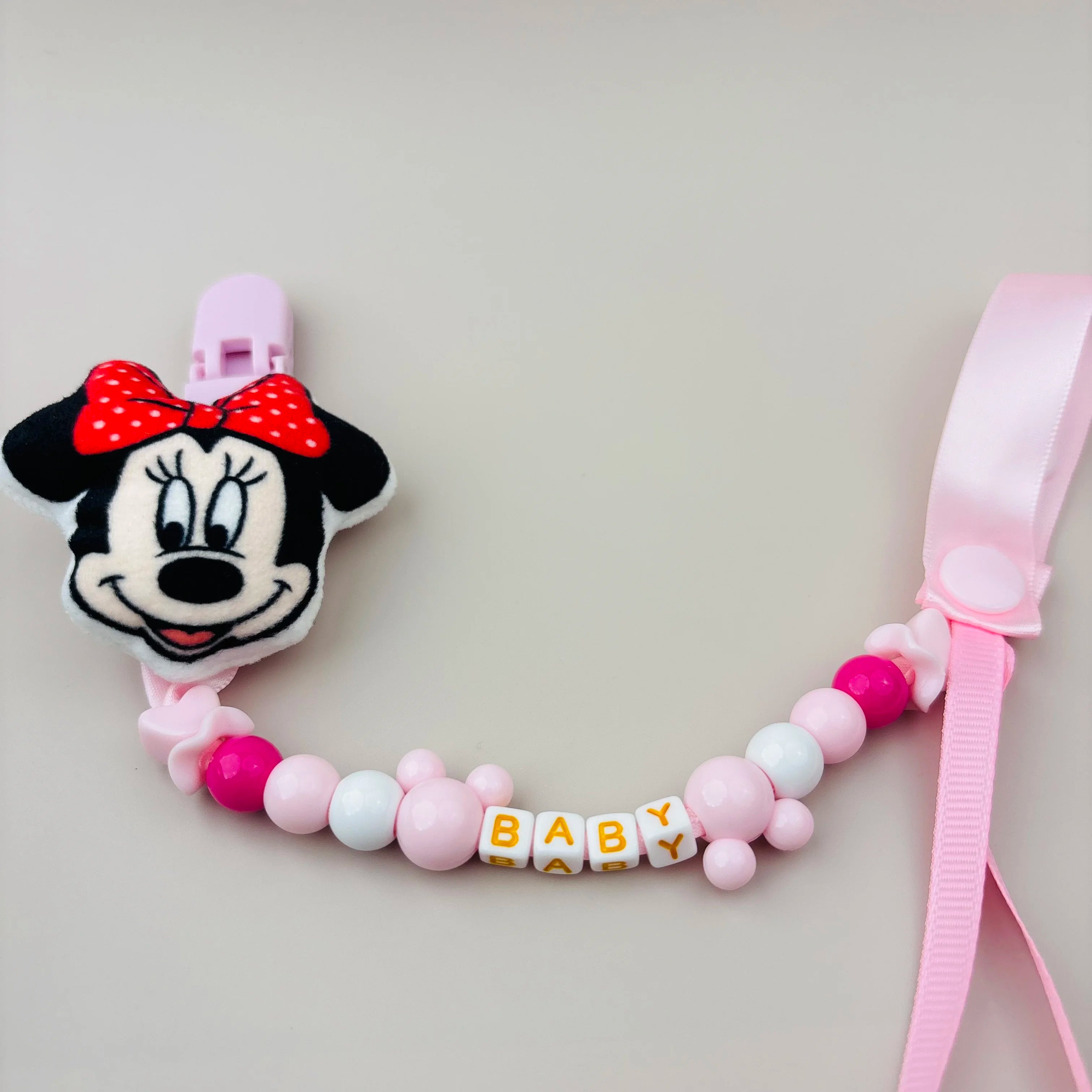 Baby pacifier clip newborn cartoon pacifier chain baby stroller chain baby pacifier anti-drop clip