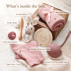 Adorable Pink Baby Gift Set-Including Teethers,Towels&Crochet Toys for Newborns,Perfect for Baby Showers Photography Accessories