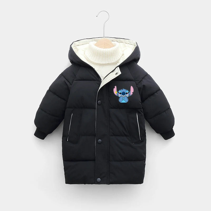 Stitch Winter Parka – Cotton-Padded, Warm Down - Kidnor