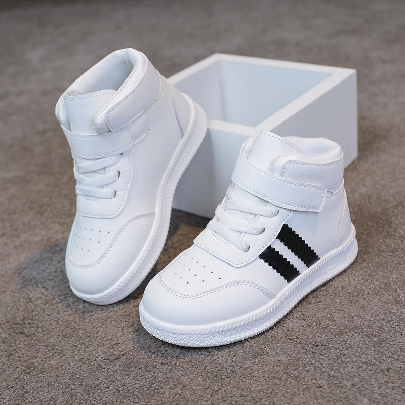 Kids High-Top Sneakers - Non-Slip Lightweight Sports Shoes for Boys & Girls