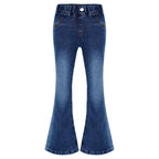 Girls' Cowgirl Flare Bootcut Jeans - Bell Bottom Denim Pants