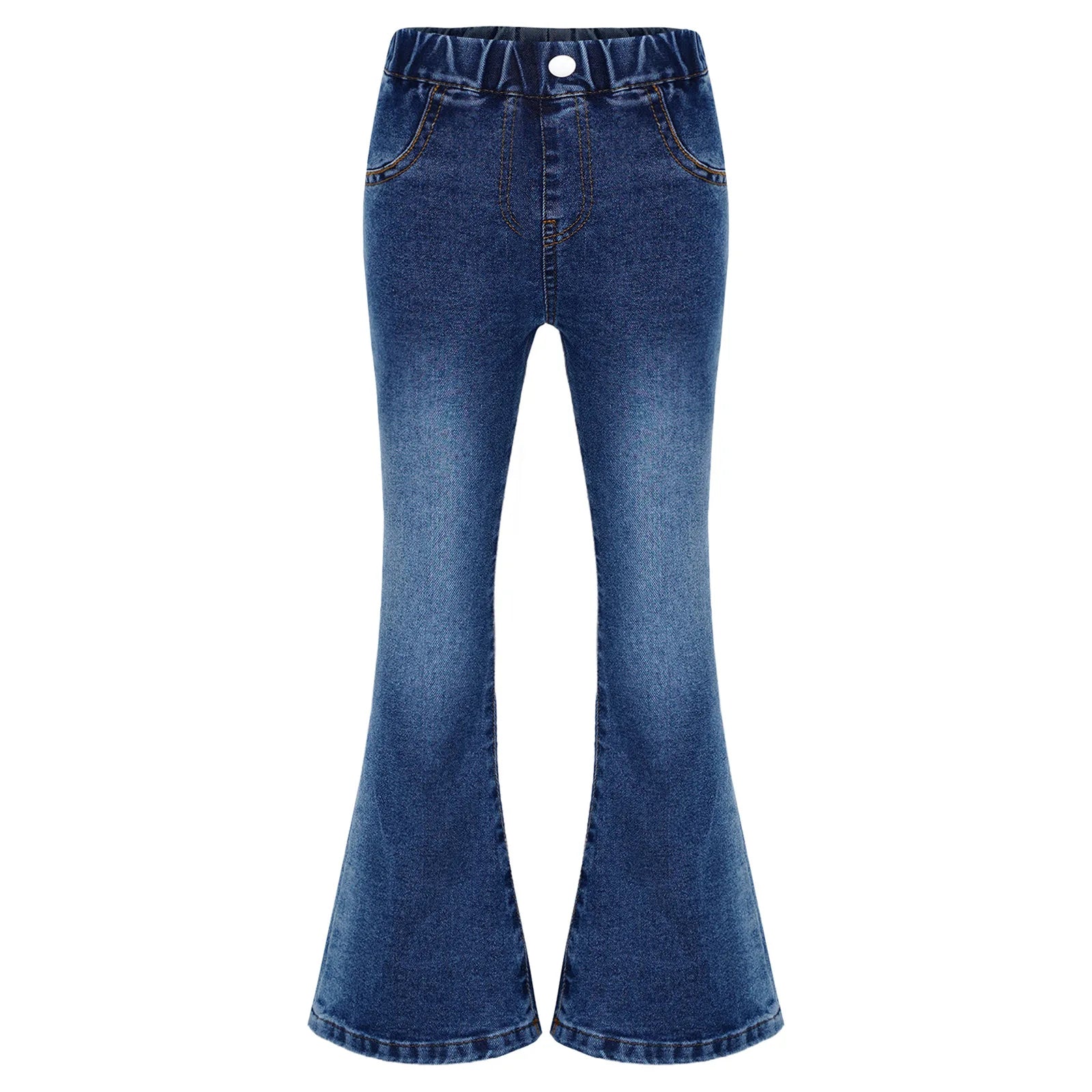 Girls' Cowgirl Flare Bootcut Jeans - Bell Bottom Denim Pants