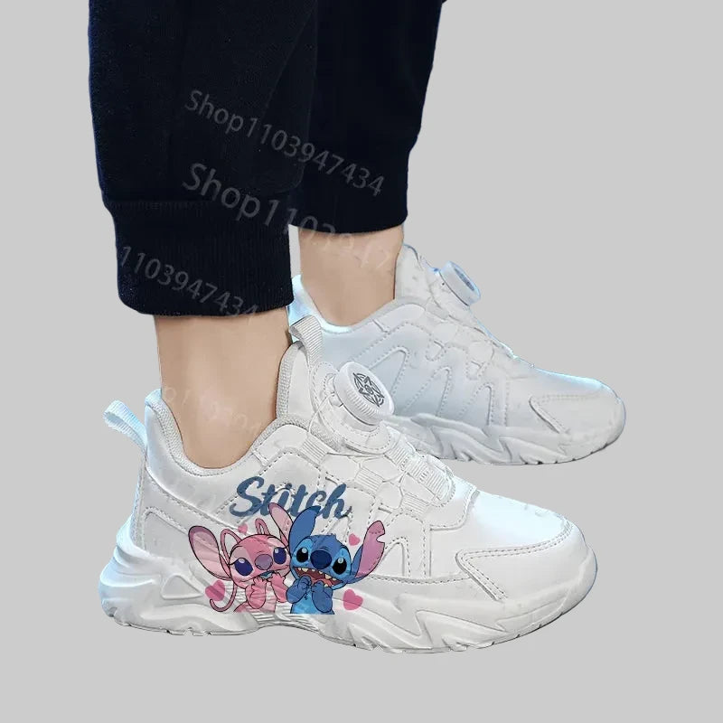 Kids Stitch Cartoon Print Sneakers - Kidnor