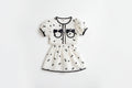 Summer Short Sleeve Shirt Top & Floral Skirt 2PCS Set