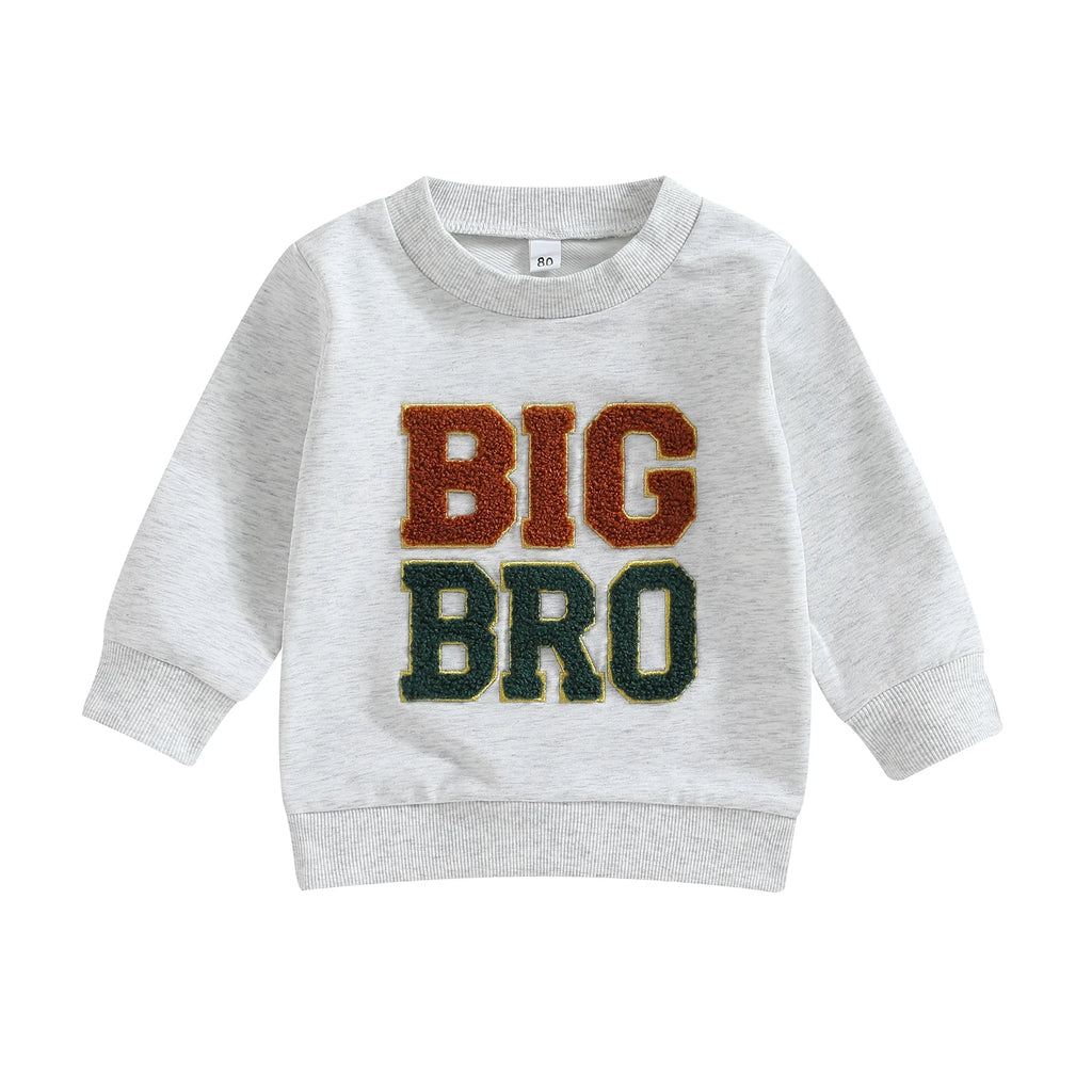 Big Bro Crewneck Sweatshirt Oversized Matching - Kidnor