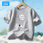 Summer Boys' T-shirt Cotton Casual Funny Astronaut - Kidnor