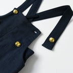 Clibeso Baby Boys' Knit Cotton-Linen Romper - All Seasons - Kidnor
