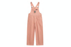 Girls Pink Wide Leg Overall Jumpsuit - Kidnor