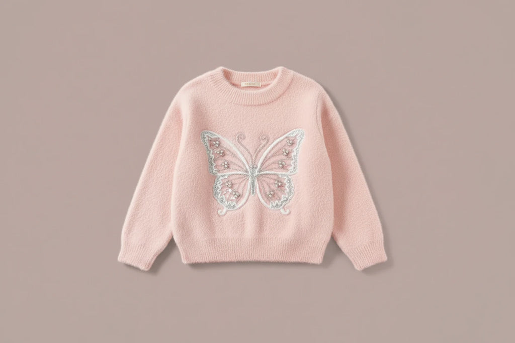 Girl's Knit Sweater Trendy ,Warm, Cozy and Fashionable - Kidnor