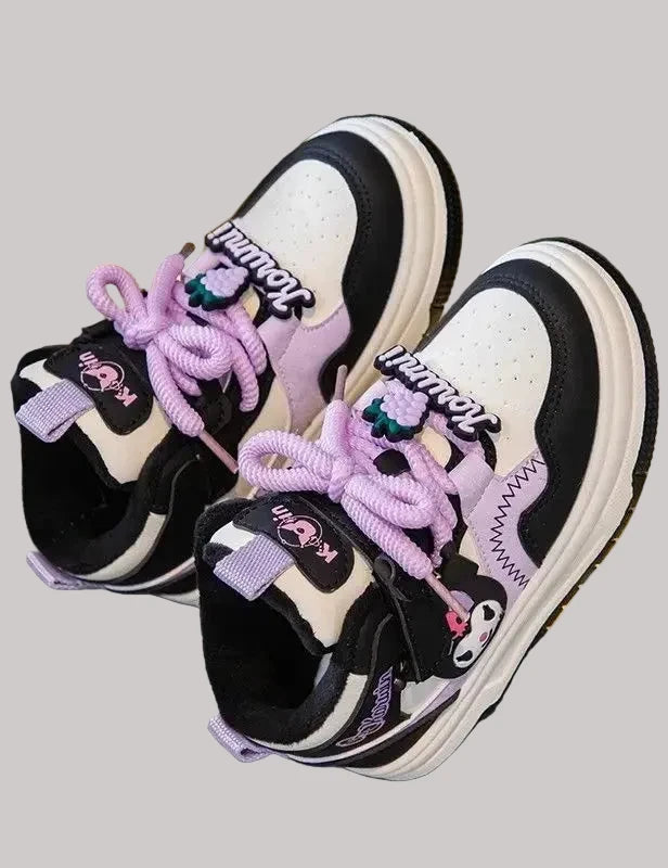 Kuromi High-Top Lined Casual Shoes - Kidnor