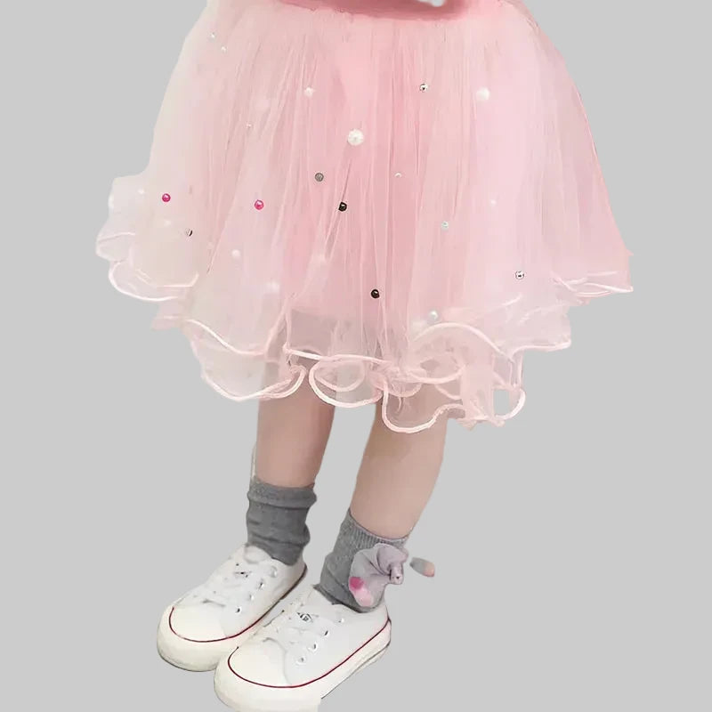 Girls Stitch T-Shirt and Tutu Skirt Set - Kidnor
