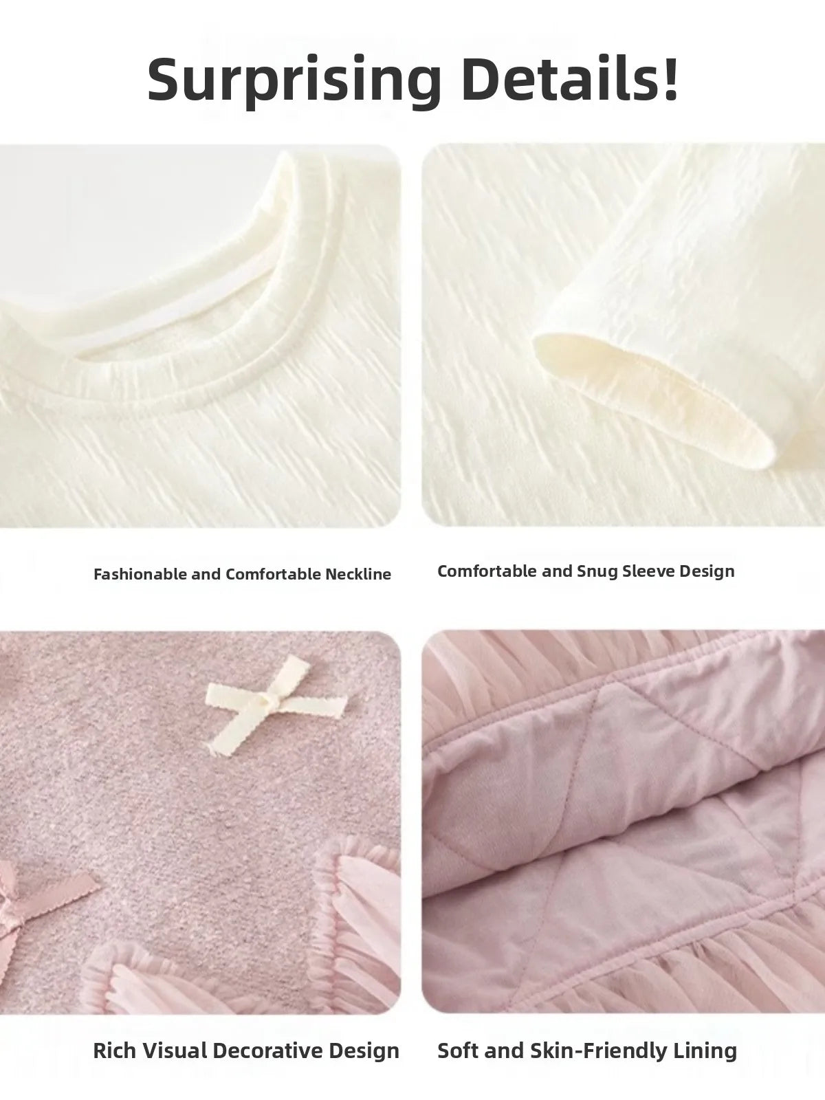 Girls' Princess Birthday Dress - Sweet Spring Autumn Party Outfit