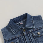 Denim Vest Jacket - Kidnor
