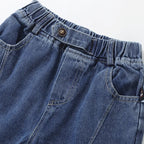 Baby Boys Jeans - Korean Fashion Casual Pants for Spring & Autumn