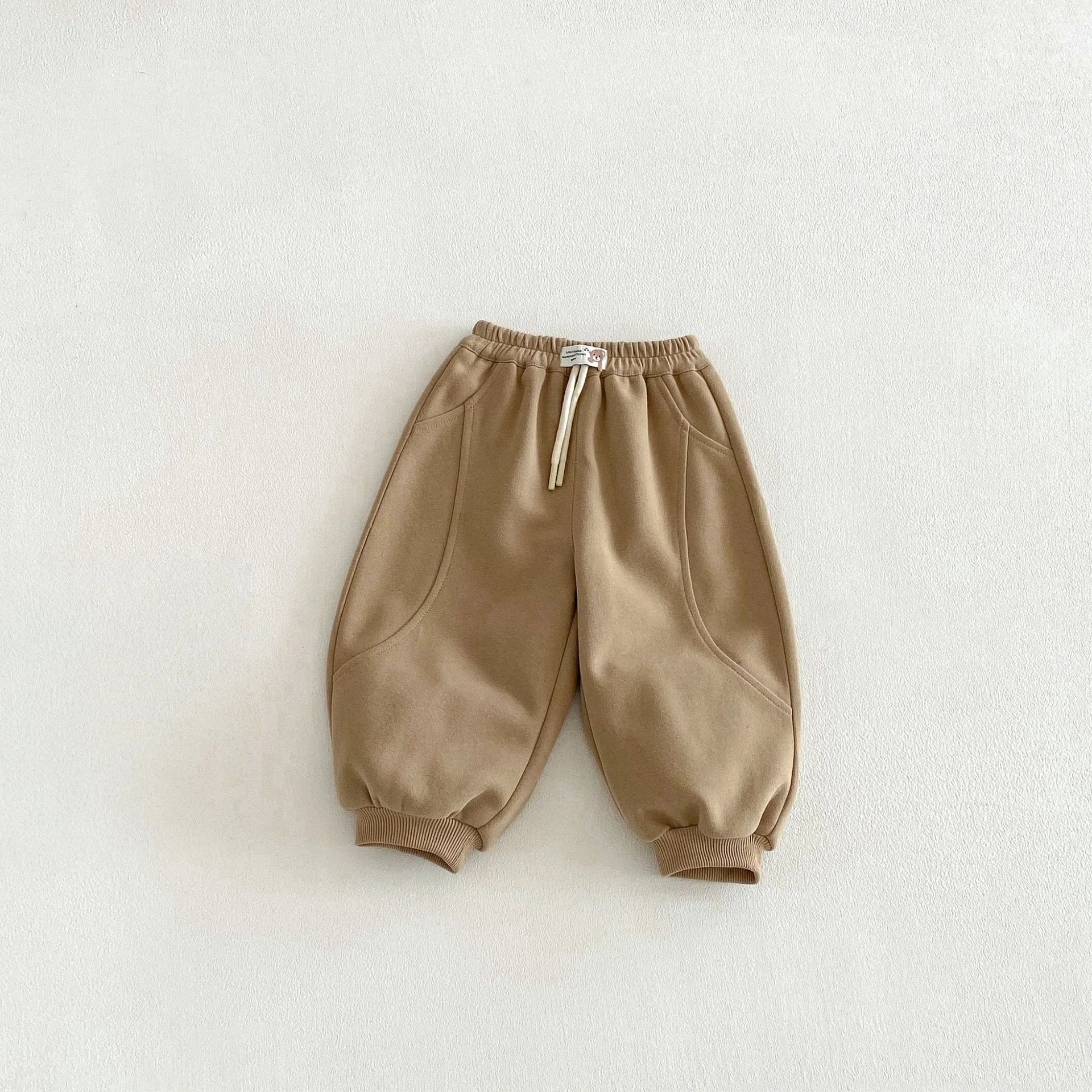 Kids' Korean Style Harem Joggers - Soft Cotton Sport Pants Ages 0-5