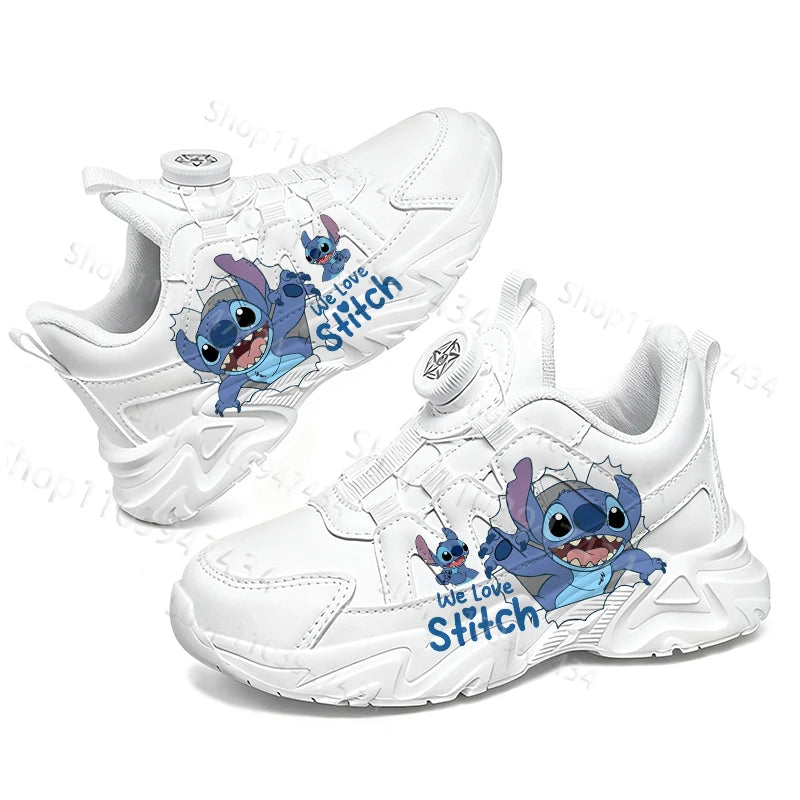Kids Stitch Cartoon Print Sneakers - Kidnor