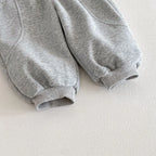 Kids' Korean Style Harem Joggers - Soft Cotton Sport Pants Ages 0-5