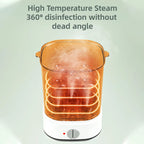 Baby Electric Steam Bottle Sterilizer Feeding Bottle Sterilizers Milk Warmer Electric Kid Bottle Sanitizer with Timer