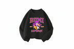 Girls' K-Pop Cartoon Sweatshirt - Long Sleeve Pullover Ages 0-10