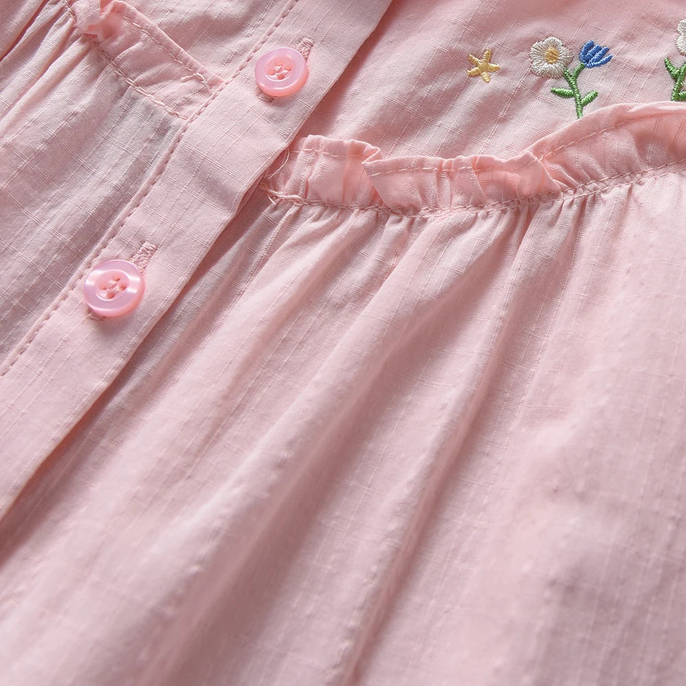 Embroidered Cotton Shirt - Kidnor