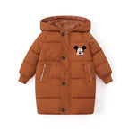 Girls Mickey Hooded Down Jacket - Kidnor