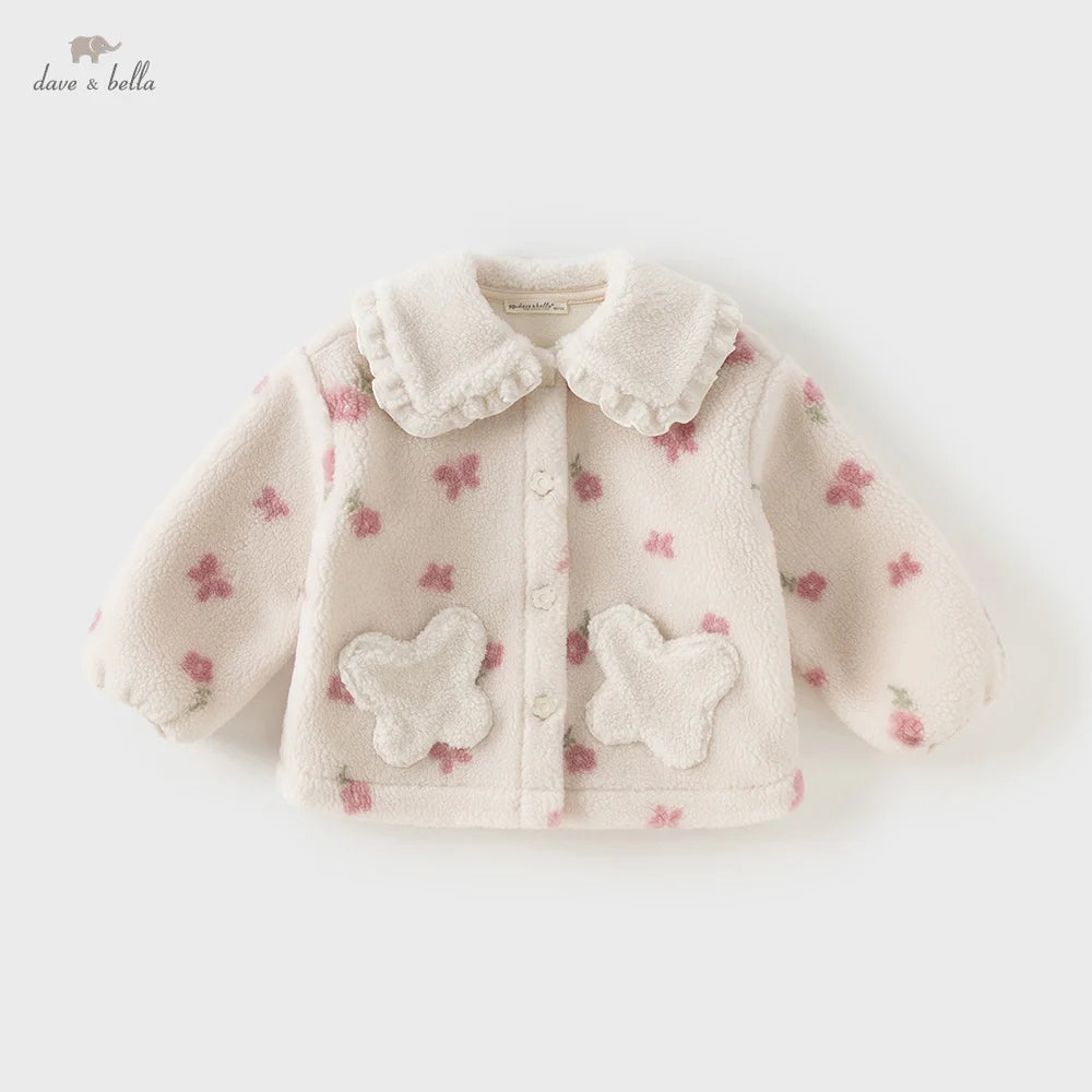 Dave Bella Girls Floral Coat - Kidnor