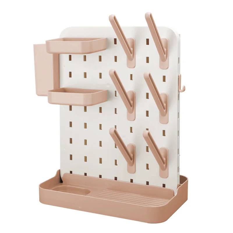 Baby Bottle Drying Rack Vertical Bottle Dryer Rack Holder Organizer Space Saving Standing Drying Rack for Baby Bottles and Cup