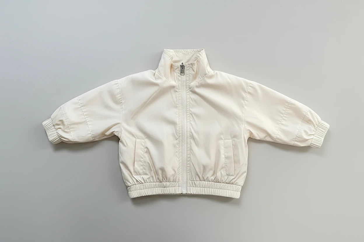 Girls' Korean Style Corduroy Jacket - Floral Cardigan Coat Ages 3-12
