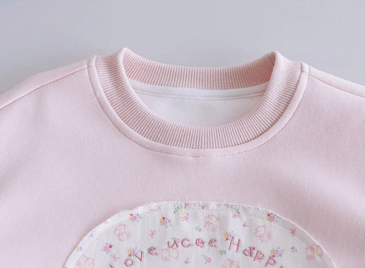 Girls' Sweater & Pants Set - 2-Piece Spring Autumn Outfit Ages 1-7