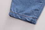 Kids' Distressed Denim Jeans - Fashion Holes Casual Pants Ages 0-5