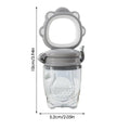 Baby Juice Extractor Pacifier cup Molars Baby feeding bottle Food Feeding Spoon Silicone Gum Fruit Vegetable Bite Eat Auxiliary
